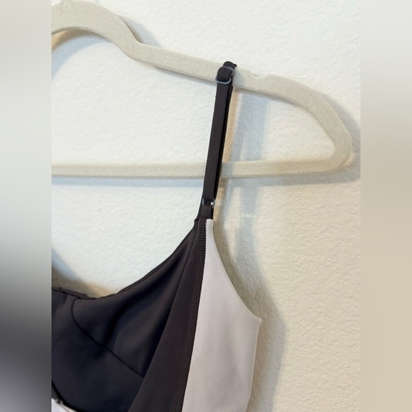 Yellow The Label Mackenzie Belted Bodysuit in Charcoal Grey- Size Small - Picture 7 of 11